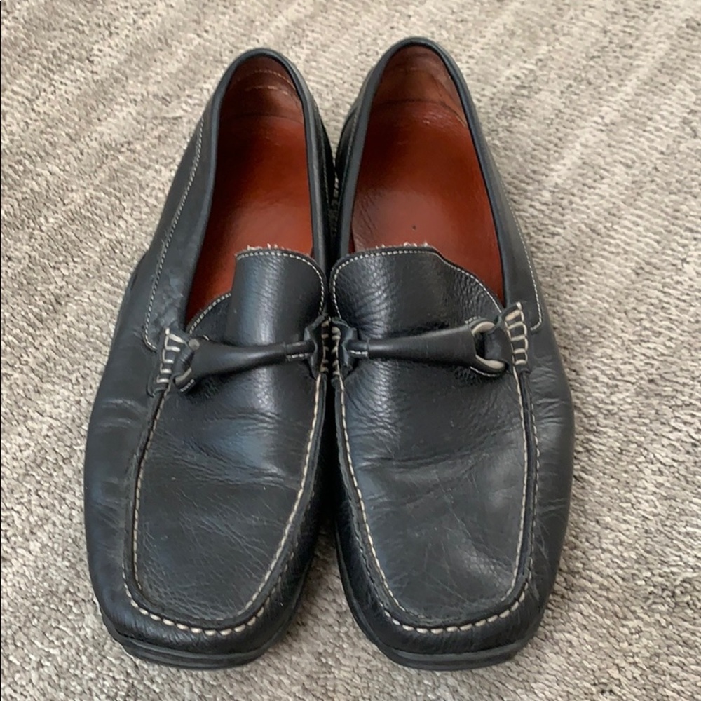 Men’s black loafers